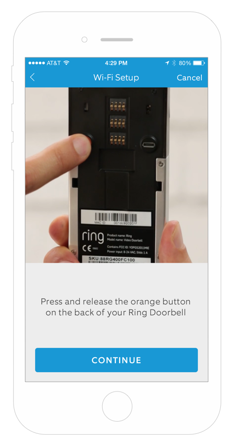 enter ap mode doorbell