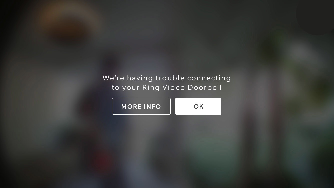 Ring Camera Streaming Error 